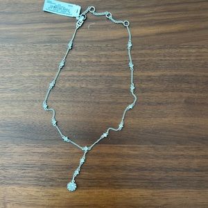 Givenchy costume jewelry necklace with rhinestone details. NWT / orig. $89